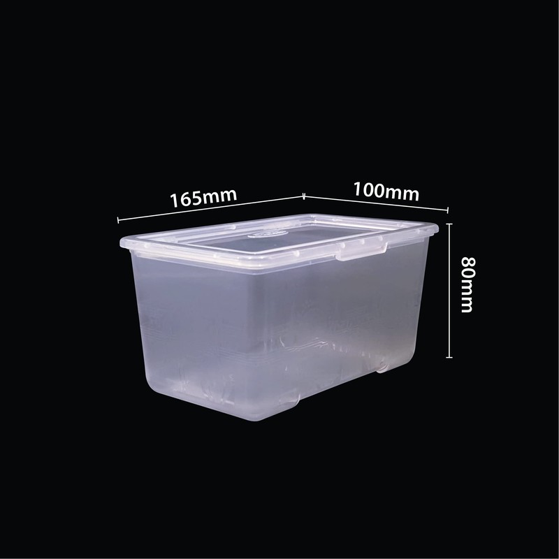 ABBAware 6 Pack Storage Boxes with Lids, Mini Storage Box,