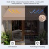 Grandekor Manual Retractable Awning,118" W x 118" H,No Drilling Outdoor