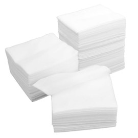 Genérico 200 Unidades Almohadillas Desmaquillantes Faciales No Tejidas 7.5x7.5 Cm, Discos Desmaquillantes para Ojos y Rostro, Toallitas Desechables Re