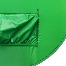 Round Green Screen 142cm Round Green Screen Backdrop Portable Green Screen Chair Background for Video Chats Video Conference Game Single Layer L Size