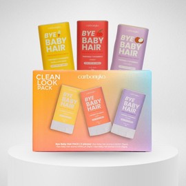 Cera para Cabello Mujer en Barra 3 Piezas Carbonyko – Hair Wax Stick para Baby Hair y Frizz – Fijación Firme sin Efecto Pegajoso – Fórmula Vegana con Vitamina E – Cherry, Coco y Vainilla
