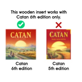 Gaming Trunk Settlers Organizer for Catan 6th Edition (Natural)