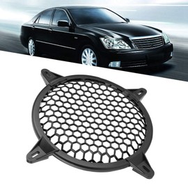 Ausla 6/8/10/12 Inch Subwoofer Protection Mesh Protection, Black Plastic Material, Resistant to Air Pollution, Car Audio Decoration, Speaker Cover (8 Inches)