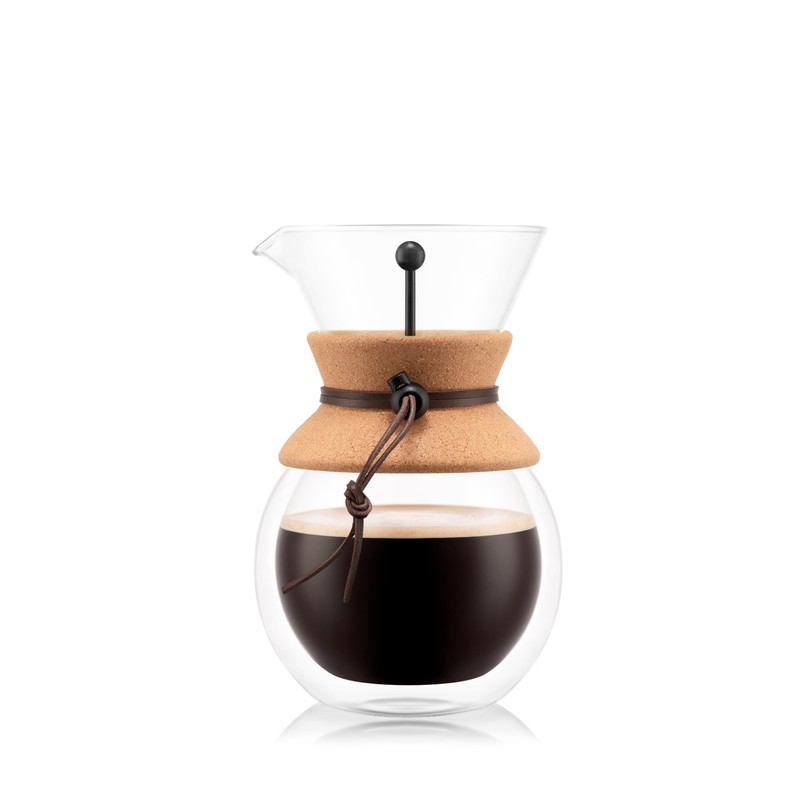 Bodum 34oz Pour Over Coffee Maker, High-Heat Borosilicate Glass with