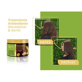 Tratamiento antioxidante de macadamia & karité – Nekane capilar – 280g - regenera y rejuvenece el cabello teñido y dañado por procesos químicos.