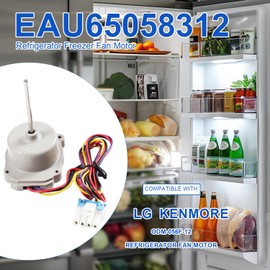 EAU65058312 ODM-056F-12 Refrigerator Evaporator Fan Motor Assembly Replacement for LG Kenmore Replaces AP7195859 PS16746406 LFXS26973D LFCS22520S LFX28968ST EAU65058522 EAU65058302 EAU65058304