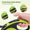 Pecute 16 ft Retractable Dog Leash with LED Light Rechargeable,