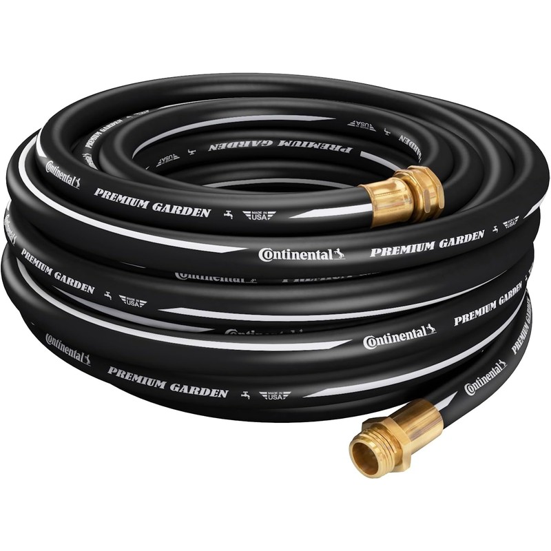 Continental Premium Garden Black Heavy Duty Cold Water Garden Hose,