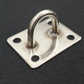 4-inch Stainless Steel Screw-On Hasp Lock 4 inch 3ea