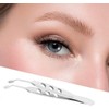 Meibomian Gland Expressor, Stainless Steel Eyelid Massage Tweezers Multi-Function Arita