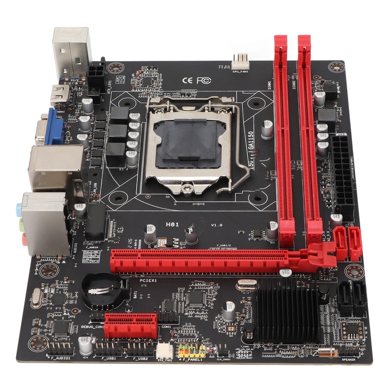 DDR3 Motherboard 1156 Pins Support DDR3 Dual Channel 100M Network