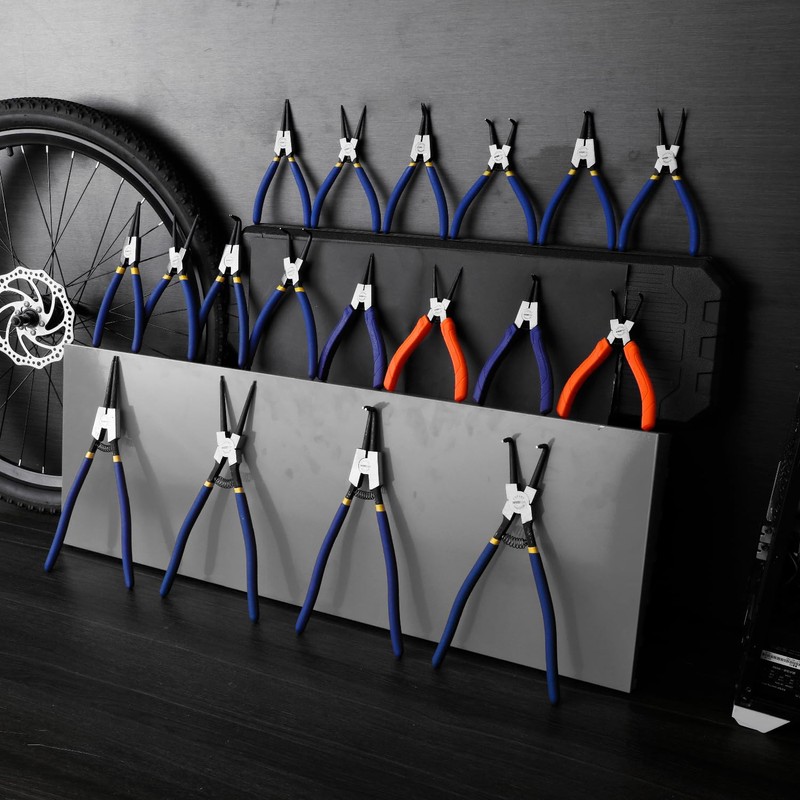 7 Inches Snap Ring Pliers, External Circlip Pliers with Bent