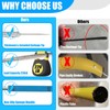 Frebuta Trash Poker Stick,48Inch Trash Picker Upper Grabber High-Duty Stainless