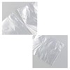 Ponpong 3 Gallon Clear Garbage Bags, Can Liners, 10 L