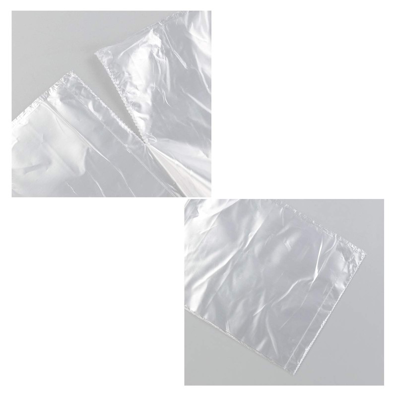 Ponpong 3 Gallon Clear Garbage Bags, Can Liners, 10 L