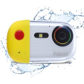 Polaroid Underwater Camera 18mp 4K UHD, Polaroid Waterproof Camera for Snorkeling and Diving with LCD Display, USB Rechargeable Digital Polaroid Camera for Videos and Photos