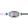 Scott Fury Snow Cross White Glasses (White/Black, One Size)