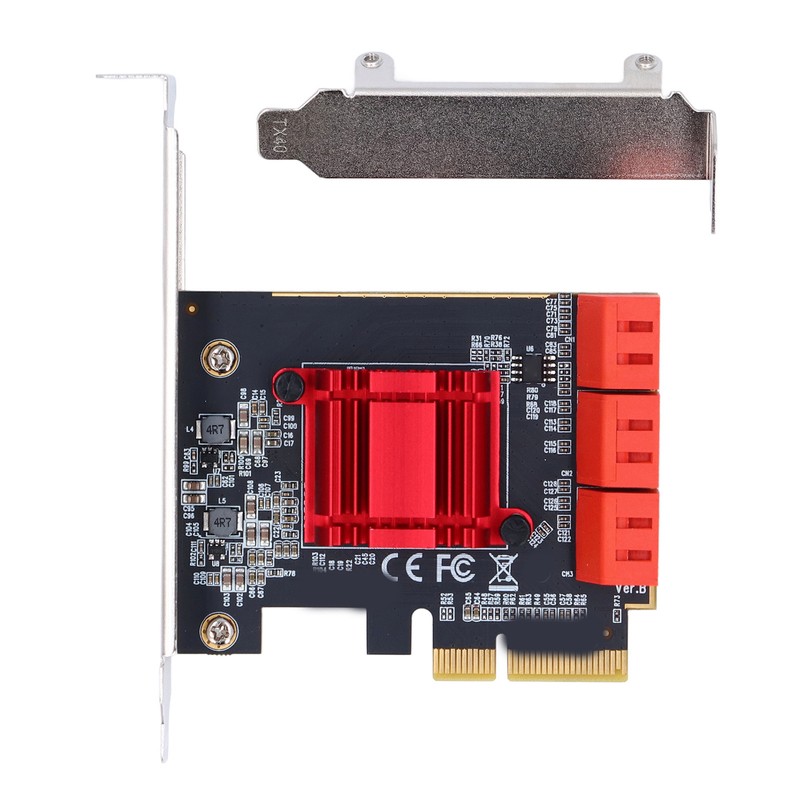PCIe 3.0 X4 to SATA 3 Adapter Card High Speed