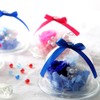 TEATSIGHT Preserved Flower Arrangement, Wrapped, In a Glass Pot, 2 Flowers
