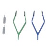 2PCS V Shape Spring Bar Tweezers Professional Alloy Steel Watch