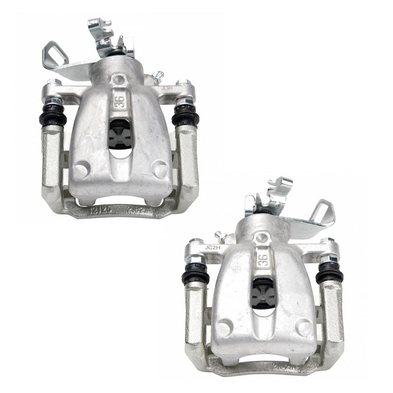 TRQ Rear Brake Caliper Set Compatible with 2009-2013 Mini Cooper