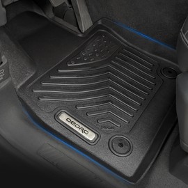 OEDRO Floor Mats Full Mat Set Fit for Kia Telluride 2020-2025, Custom Fit TPE All Weather Floor Liners for Kia Telluride EX SX Accessories, Odorless Anti-Slip Back Seat Protector Full Mat Set