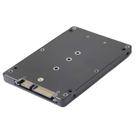 GINTOOYUN M.2 (NGFF) SSD to 2.5" SATA III Adapter - B&M Key NGFF SSD Converter to 2.5" SATA 3.0 Card - Up to 6Gbps - Supports 7mm Enclosure 2230/2242/2260/2280 Hard Drive