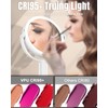 vpu 15X Magnifying Makeup Mirror with Lights, Double Sided 360°