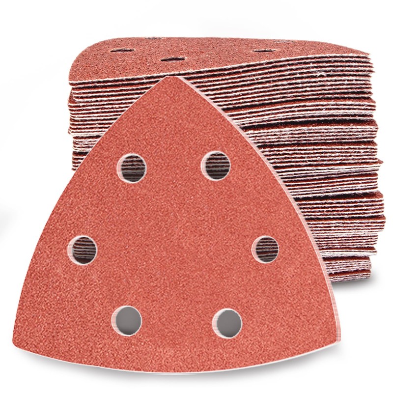 FEIHU Delta Sandpaper Triangle Sandpaper, Pack of 60 Sandpaper for