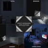bemece Portable 100% Blackout Blind, DlY No Drill Blinds Blackout