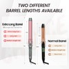 Extra Long Barrel Curling Iron 1 Inch, Travel Dual Voltage