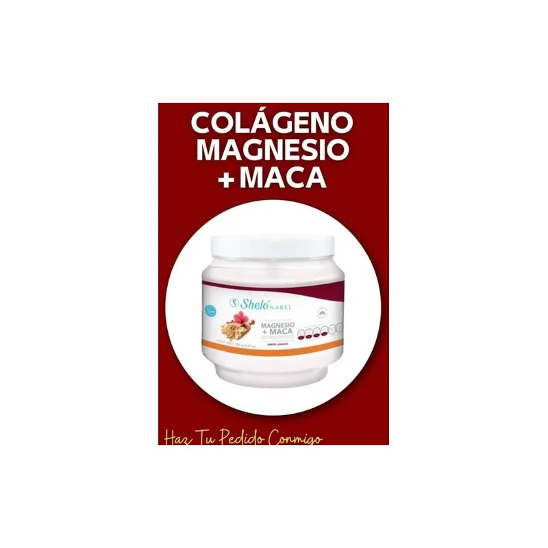 3 Colágeno Hidrolizado Magnesio + Maca / Aumenta Energía