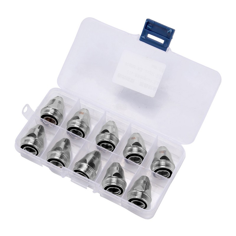 P80 Plasma Cutter Torch Electrode Nozzle Combination Set 20pcs (1.5mm