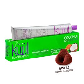 KÜÜL - Color System Tinte Permanente para Cabello Tono 5.5 90 ml, con Aceite de Coco, Filtro UV y Colágeno, Prolonga Intensidad del Color, Aporta Hidratación, Brillo y Sedosidad, Coloración Cabello