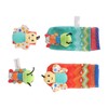 Baby Wrist Rattle Socks Set Soft Cute Cartoon Animal Hand