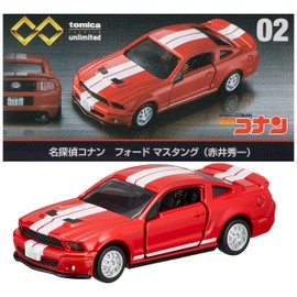 Takara Tomy Tomica Premium Unlimited 02 Detective Conan Ford Mustang Shuichi Akai Mini Car Toy 6 Years and Up, Boxed, Toy Safety Standard Passed ST Mark Certified