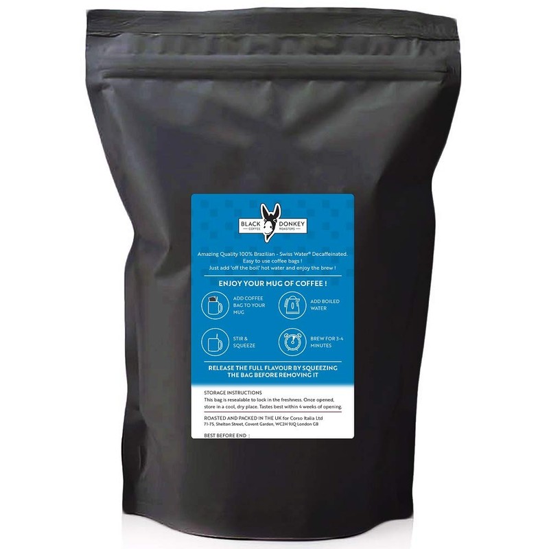 Black Donkey Coffee Roasters | 50 Coffee Bags | Swiss