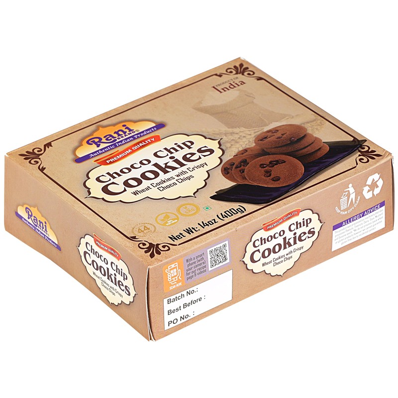 Rani Choco Chip Cookies (Wheat Cookies with Crispy Choco Chips)