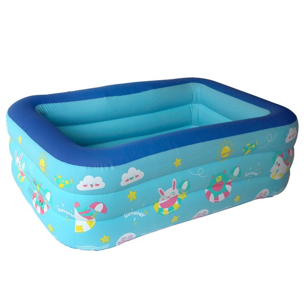 Baiao Inflatable Pool, Inflatable Swimming Pool, 59'' Blow Up Pool