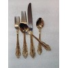 WALLACE Gold Plate ANTIQUE BAROQUE 5 pc premium stainless steel.