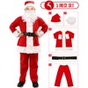 SHEJIZE Kids Santa Costume Children's Santa Claus Costume for Kids