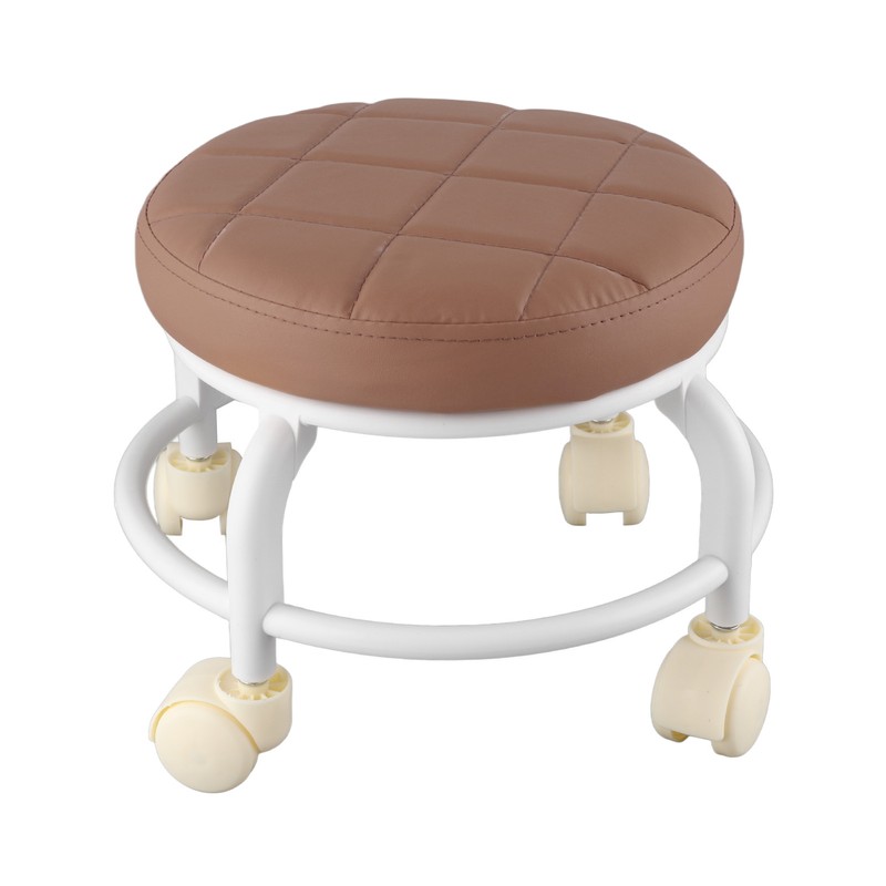 Rolling Ottoman High Density Memory Foam Waterproof Quiet Wheels Double