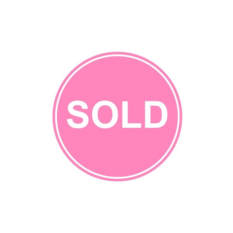 Sold Sticker,2inch 300pcs Pink Sold Sticker for Business Shop Store