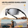 VOZAPOW Polarized Sports Sunglasses for Men Women Youth, UV400 Protection