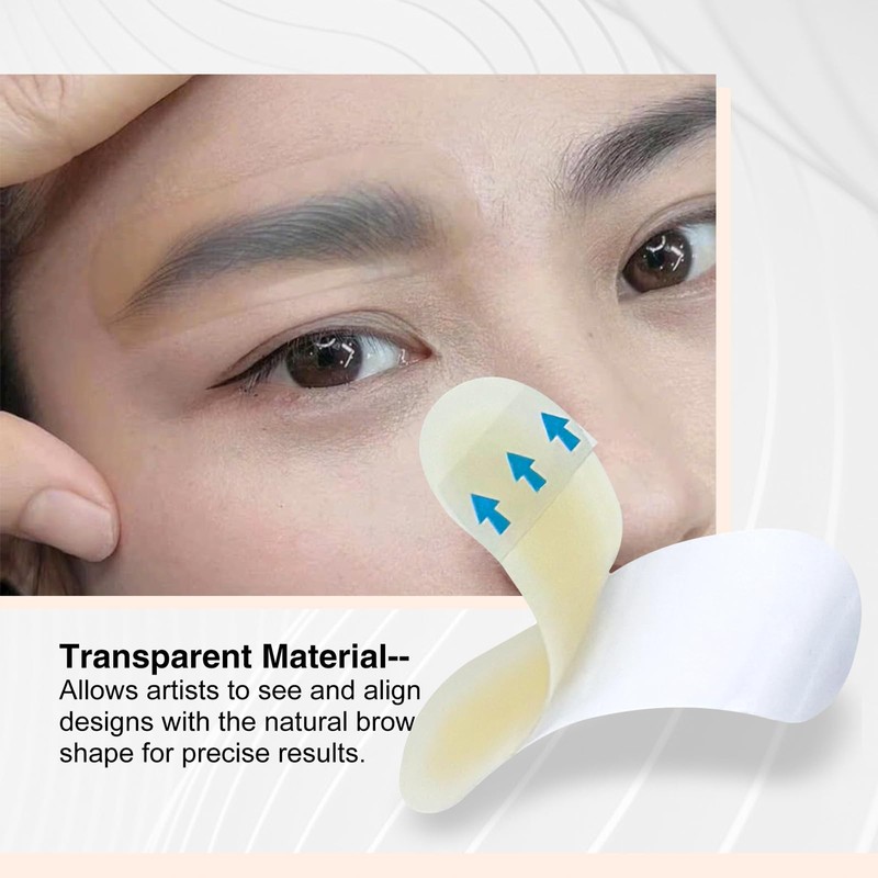 BrowAid Practice Bandage Realistic Practice Eyebrow Tattoo for Beginners Precision