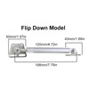 2Pcs 100N Gas Strut, Slow Down Lift Stay Support, Hinge