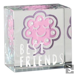 Spaceform Text Token, Multicolour, 30 x 30 x 19 mm