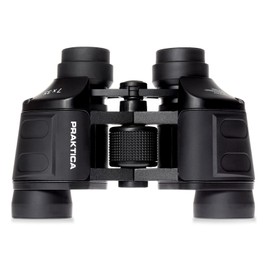 Praktica Falcon 7x35mm Porro Prism Field Black Binoculars - Compact, Fully Coated Lenses, Sturdy Construction, Aluminium Chassis, Sharp Clear Image, Bird Watching, Sailing, Hiking, Sightseeing