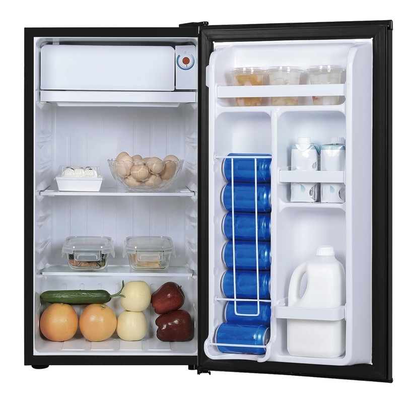 ARCTIC CHEF Mini Refrigerator-Freezer Compartment-Adjustable Thermostat Control-Reversible Doors-Ideal for Dorm,