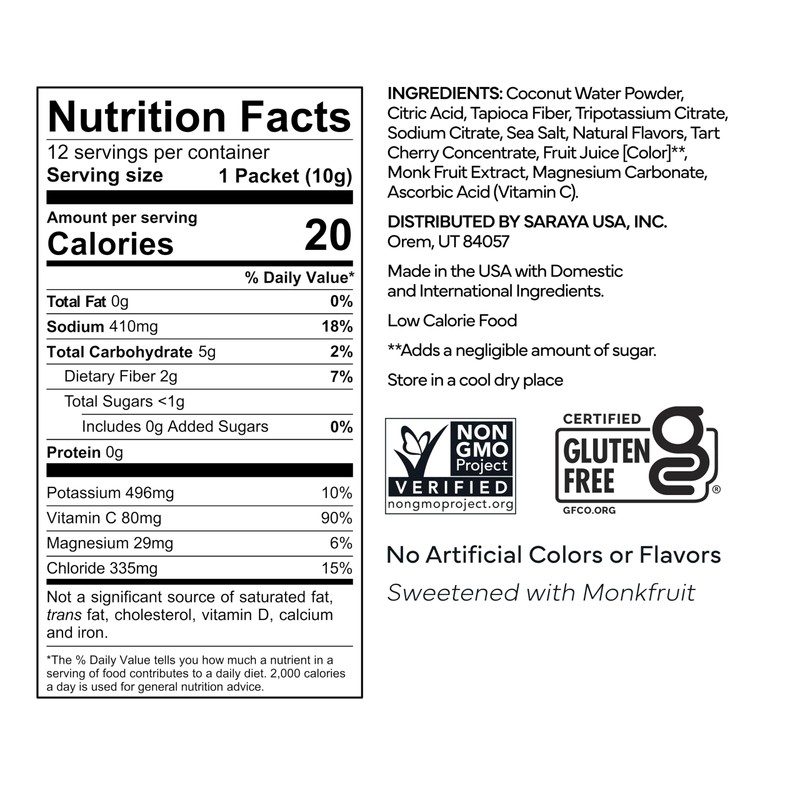 Kyhv Nutrition Hydration Electrolyte Drink Mix Powder Stick Packs -